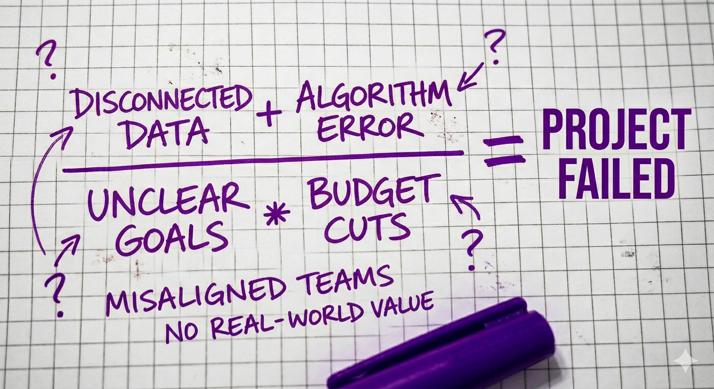 Why AI Projects Fail: The 7 Mistakes That Kill Enterprise AI